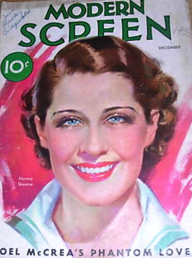 MODERN SCREEN magazine cover Issue 25 December 1932
